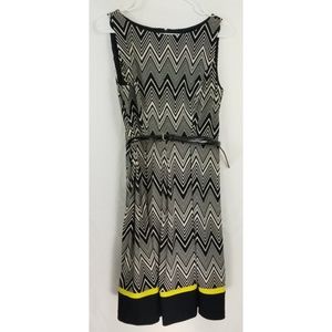 Jessica Howard Sleeveless Belted Dress Size 8